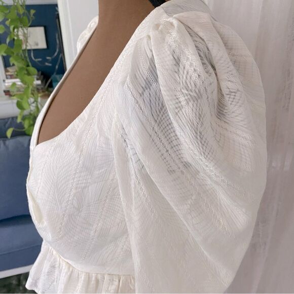 Bailey 44 Semi-Sheer Long Sleeve Cotton Top - Picture 5 of 10